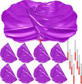 Praise Dance Flags 8 Set with Retractable Rods - Iridescent Worship