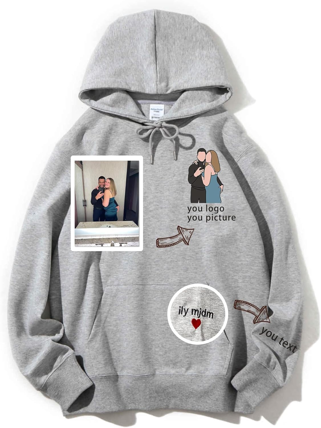 Personalized Hoodies for Him - SUGEBETA