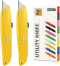 DIYSELF 30 Pack Heavy Duty Utility Knife for Home and Office