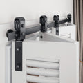 Bifold Sliding Barn Door Hardware Track Kit 64 in - Smooth