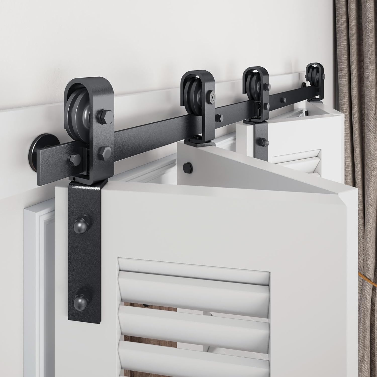 EaseLife 64 Bifold Sliding Barn Door Hardware Track Kit Review