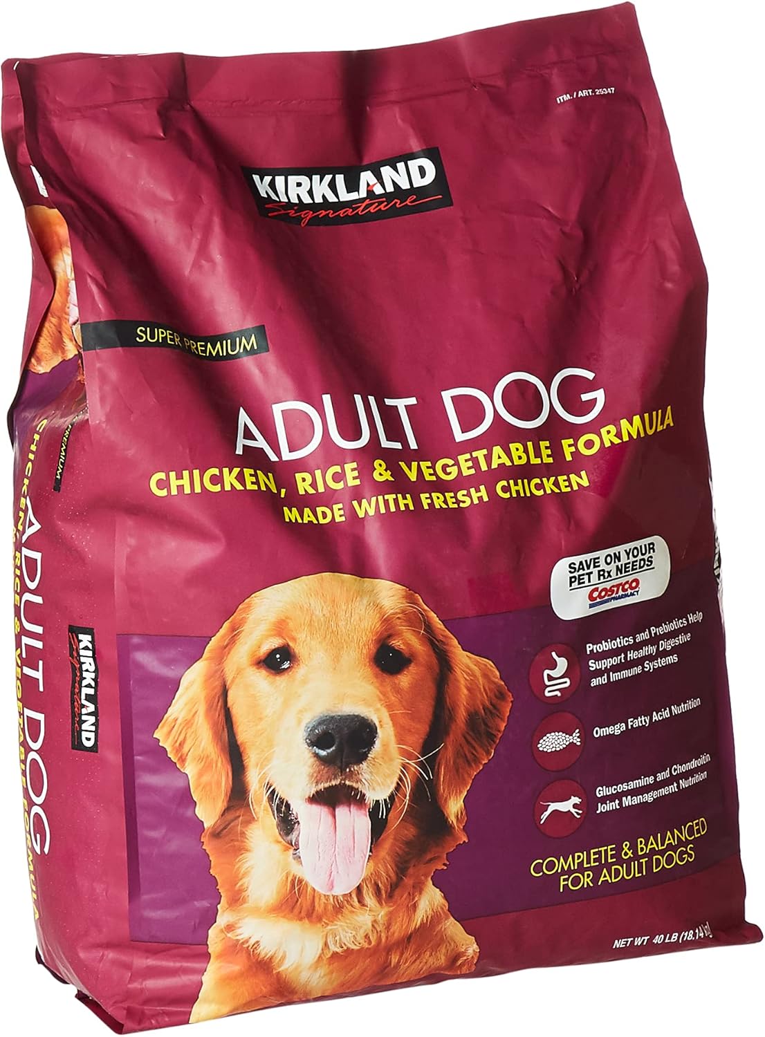 Kirkland Signature Adult Formula Dog Food with Chicken and Rice
