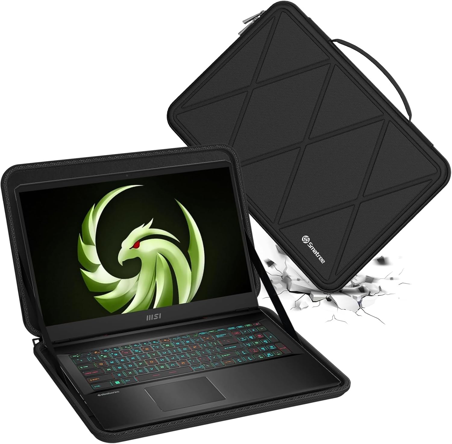 Smatree Hard EVA Protective Sleeve Case for 17.3 inch Laptops