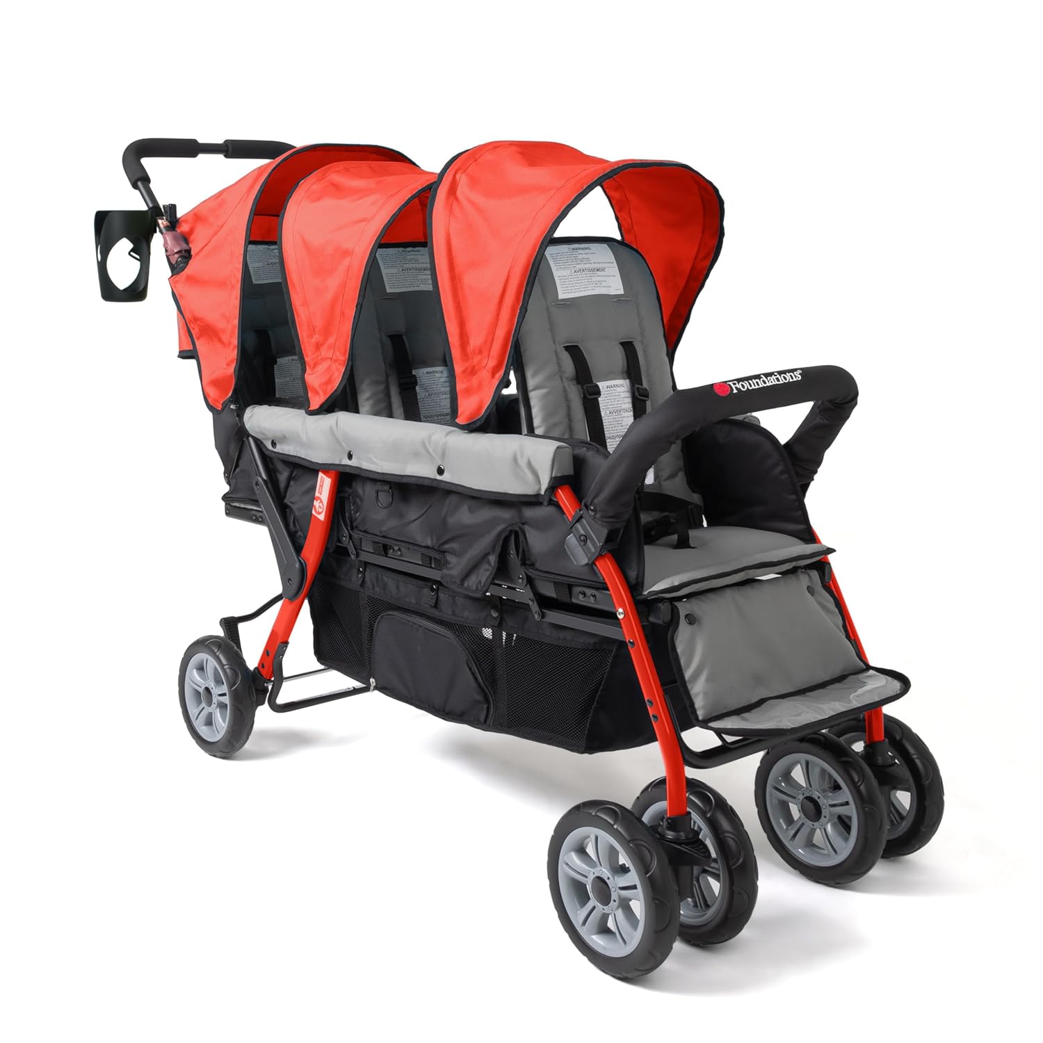 Gaggle Compass 3 Seat Stroller for Infant and 2 Toddlers
