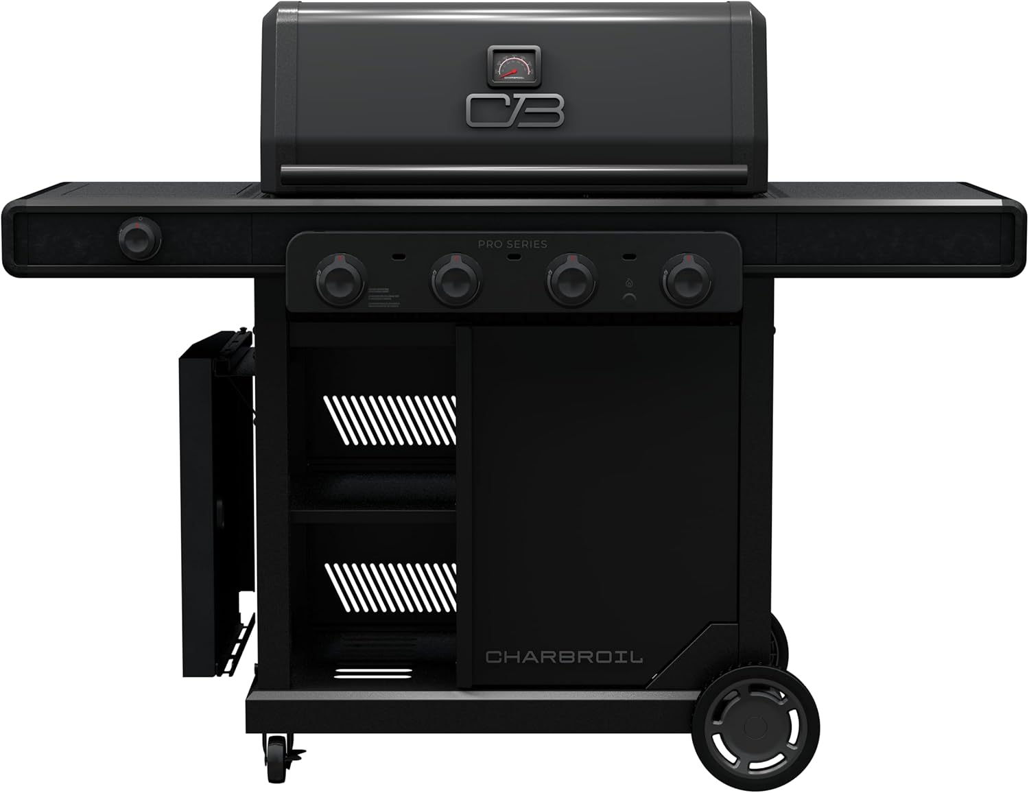 Charbroil Pro Series 4-Burner Propane Gas Grill with Side Burner