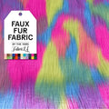 FabricLA Faux Fur Fabric by the Yard - 15 Yards Plush Craft Fur