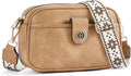 BOSTANTEN Crossbody Bags for Women Vegan Leather Purse with Wide Strap