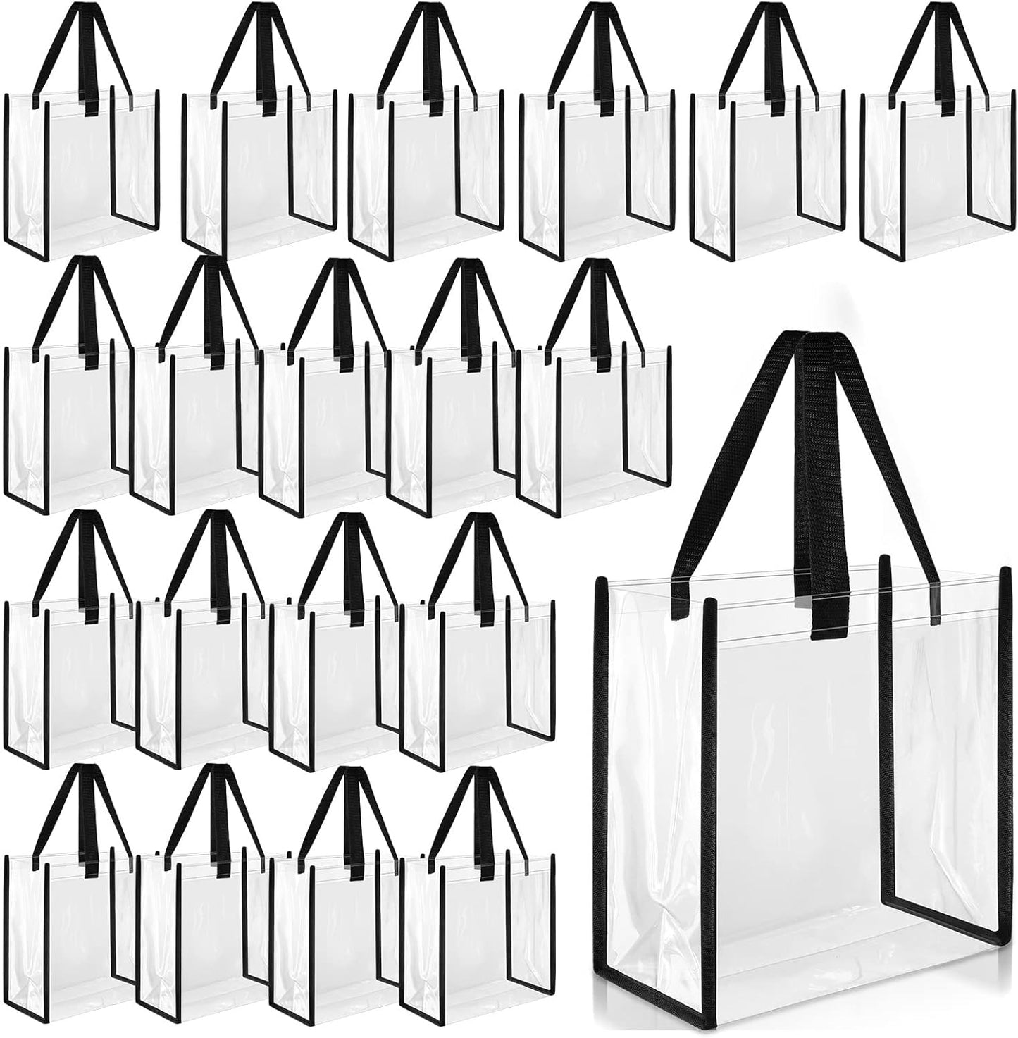 Saintrygo Clear Tote Bags Bulk for Stadium and Beach Use