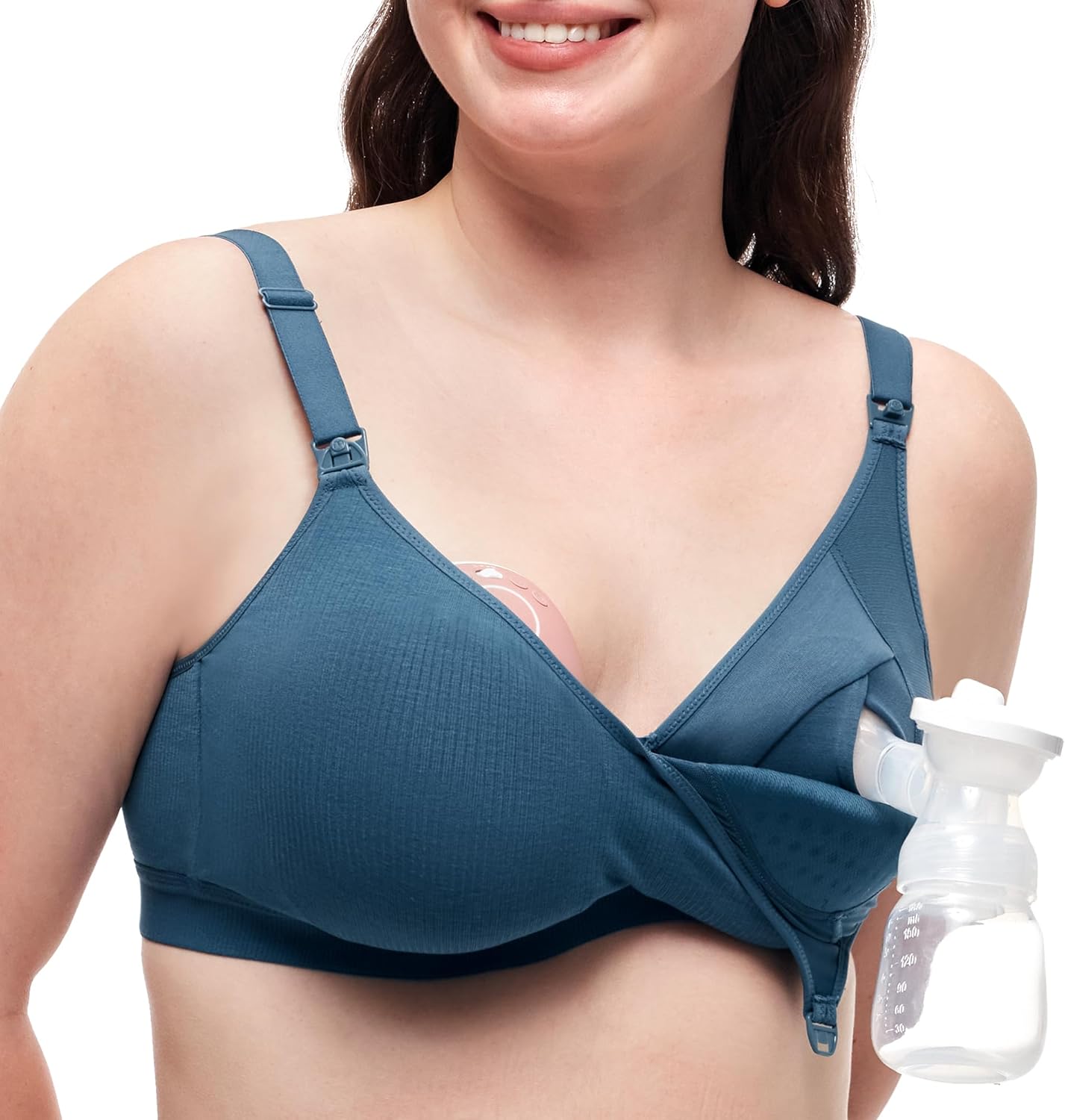 Momcozy Hands-Free Pumping Bra for Comfortable Breastfeeding