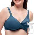 Comfortable Hands-Free Pumping Bra for Breastfeeding Moms by Momcozy