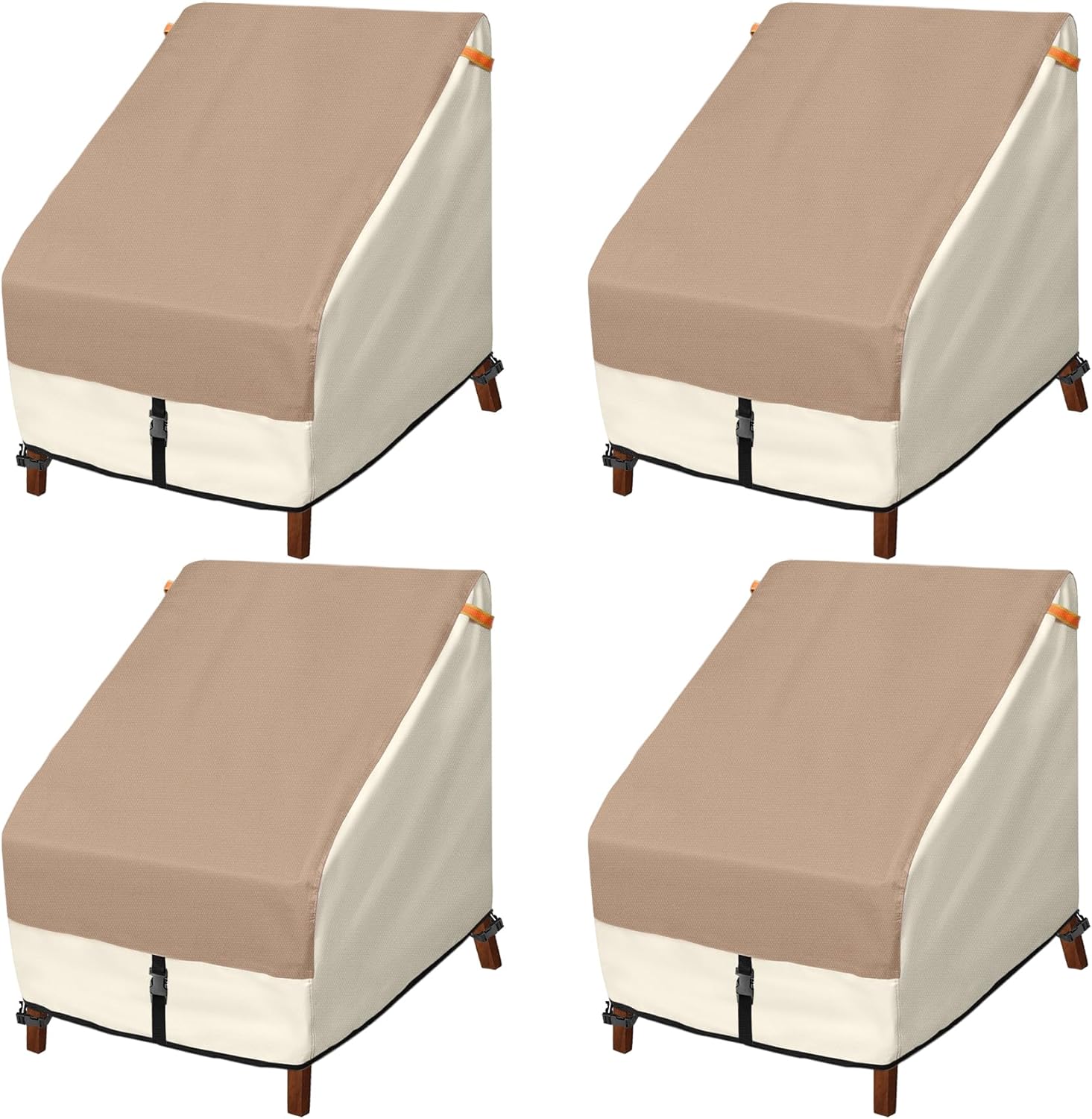 Porch Shield Waterproof Outdoor Lounge Chair Covers 4 Pack