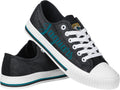 FOCO Women's Team Logo Glitter Low Top Canvas Sneakers - Ladies