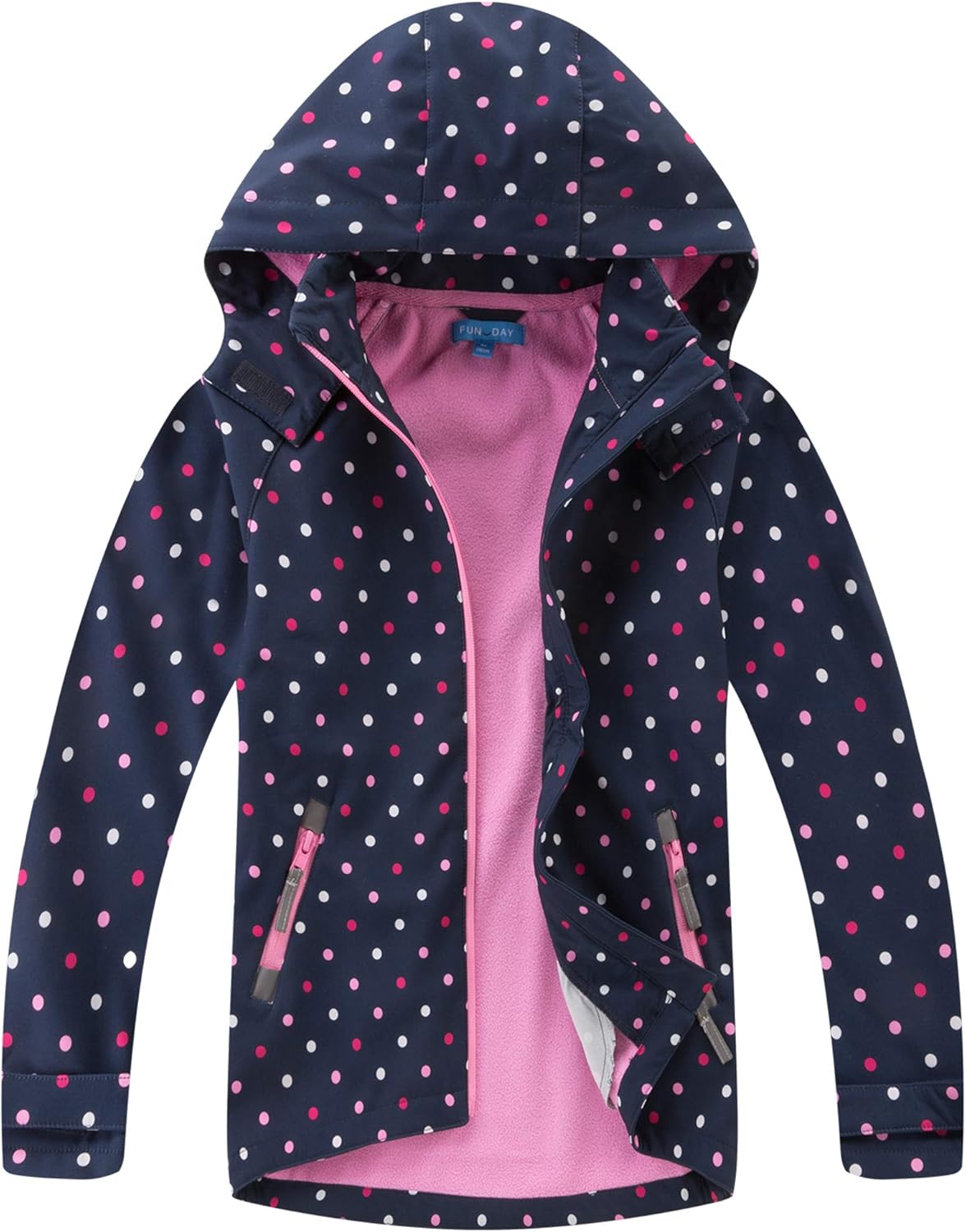 MGEOY Boys Girls Rain Jackets Lightweight Waterproof Hooded Raincoats