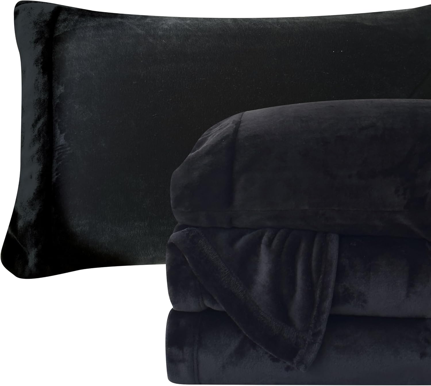 Luxuriously Soft Velvet Flannel Sheet Set for King Size Beds