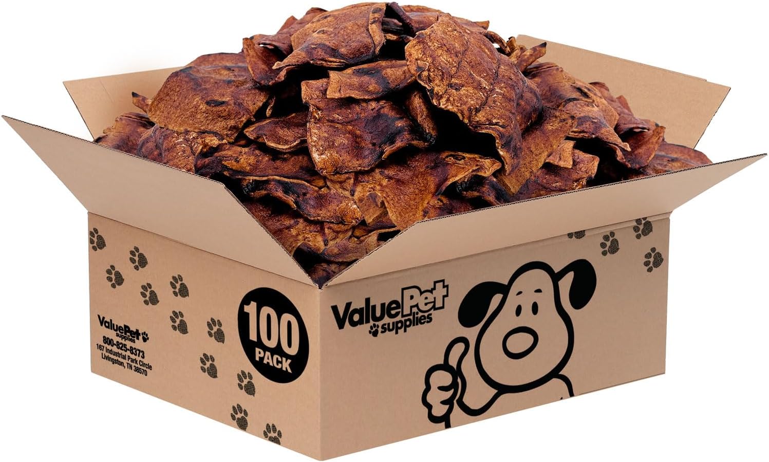 ValueBull Rawhide Chips for Dogs - Natural Beef Flavor Chews