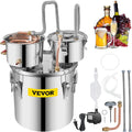 VEVOR 5 Gal Alcohol Still 19L Water Distiller - Home Brewing Kit