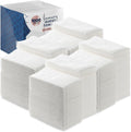 Disposable Guest Towels 1000 Pack - Linen Feel White Napkins