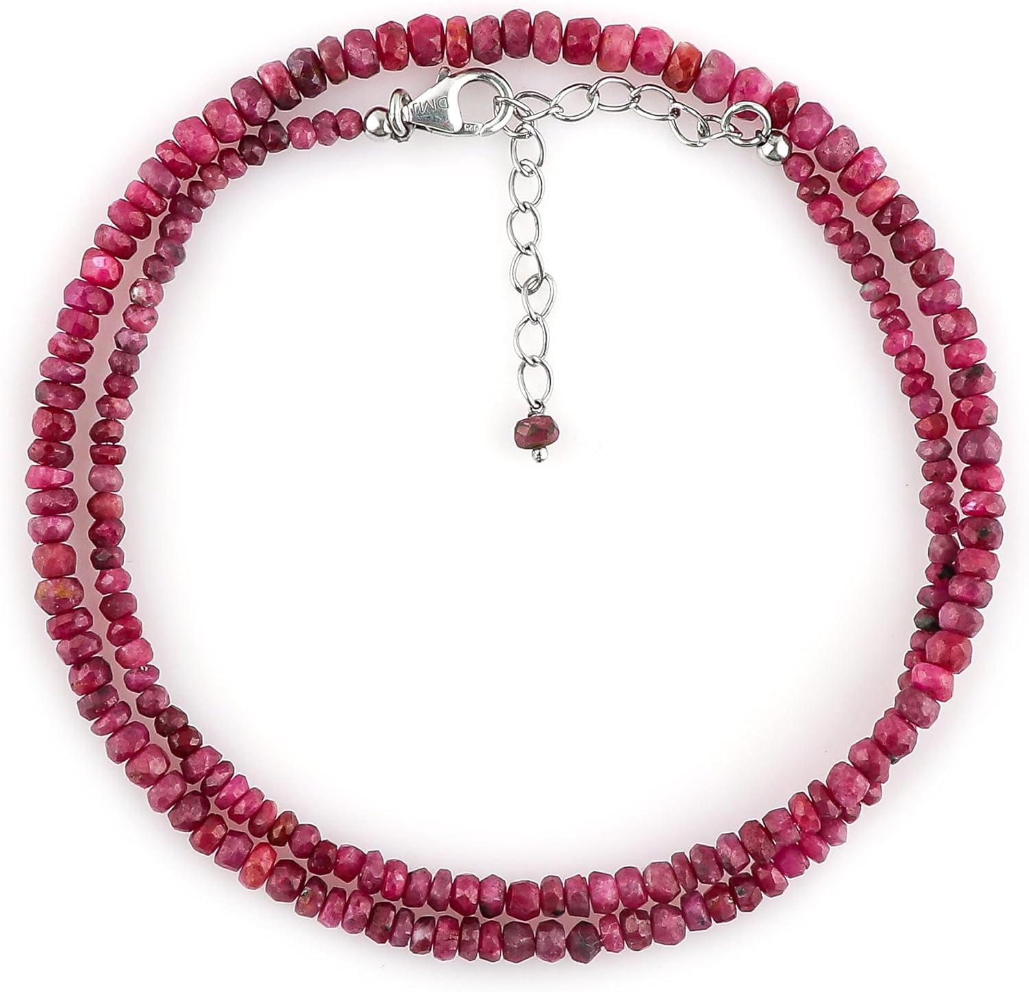 Gemstone Choker Necklace for Women - Handmade 925 Silver Jewelry