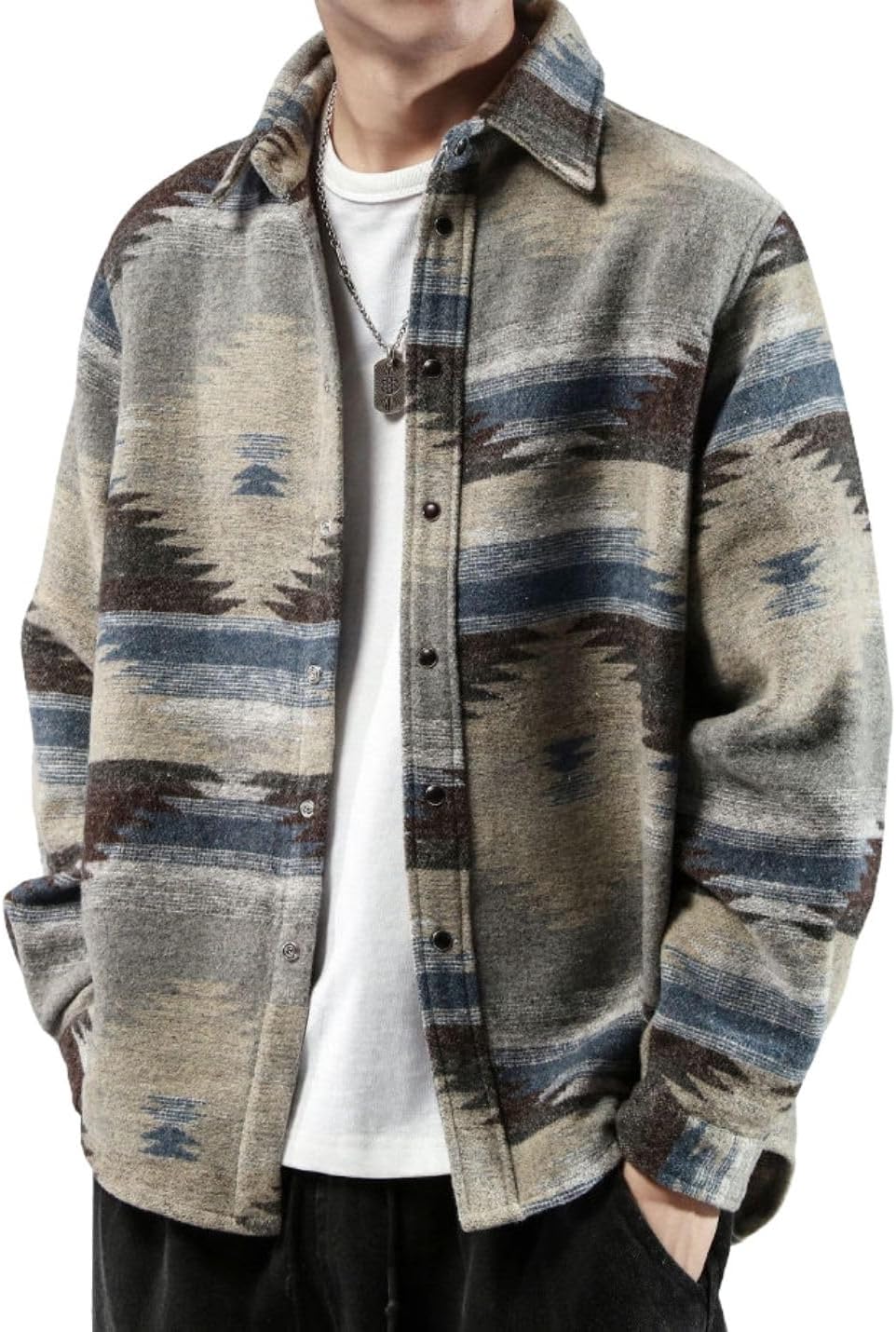 FindThy Mens Brushed Flannel Shirts for Stylish Casual Wear