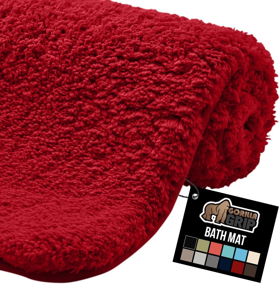 GORILLA GRIP Premium Luxury Bath Rug - Soft, Absorbent, Plush Mat