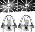 Partsam Glass Watermelon Lights White LED Running Light - Bright