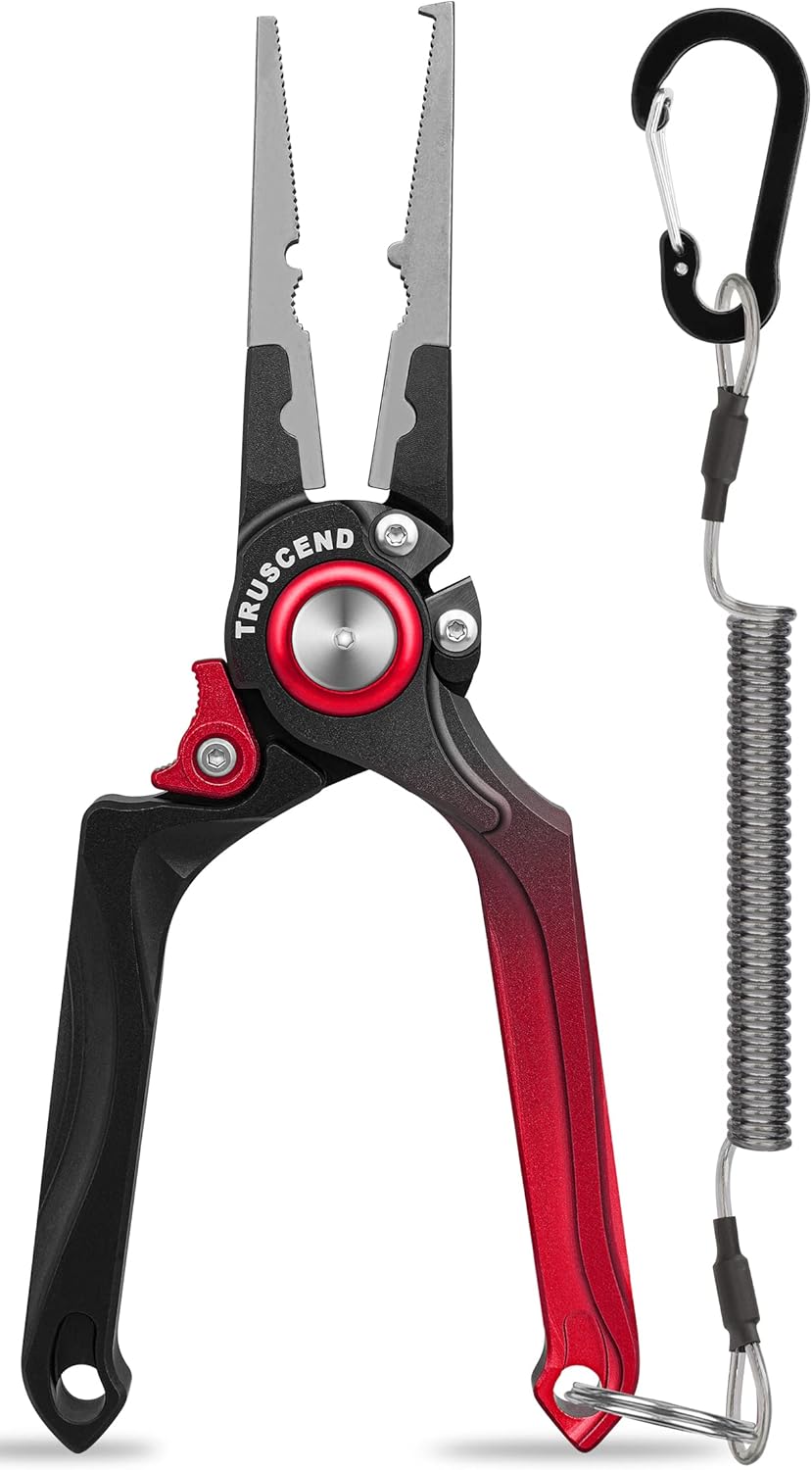 TRUSCEND Lockable Fishing Pliers: Corrosion-Resistant