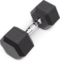 Marcy Classic Rubber Hex Dumbbell, Single 5lb-50lb - Durable Home Gym