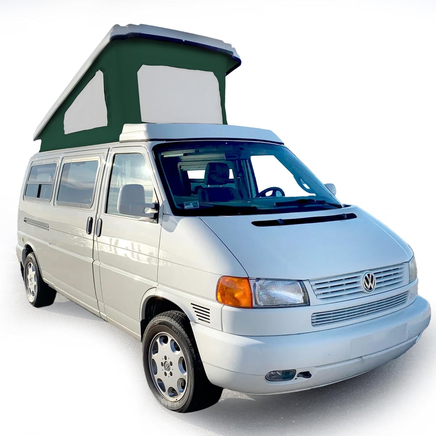 2-Person Portable Pop-Up Rooftop Tent - Durable Red Canvas