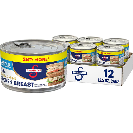 Swanson White Premium Chunk Canned Chicken Breast - 12.5 OZ