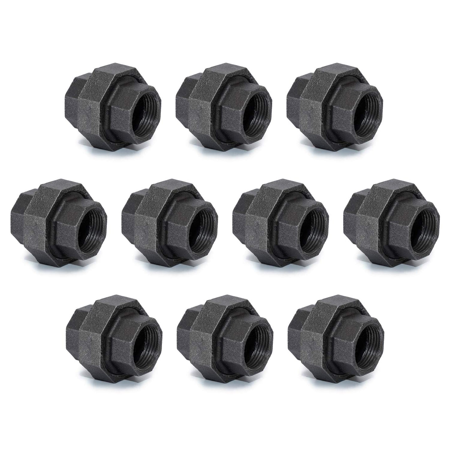 1in Cast Iron Union for Vintage Style DIY Projects and Decor
