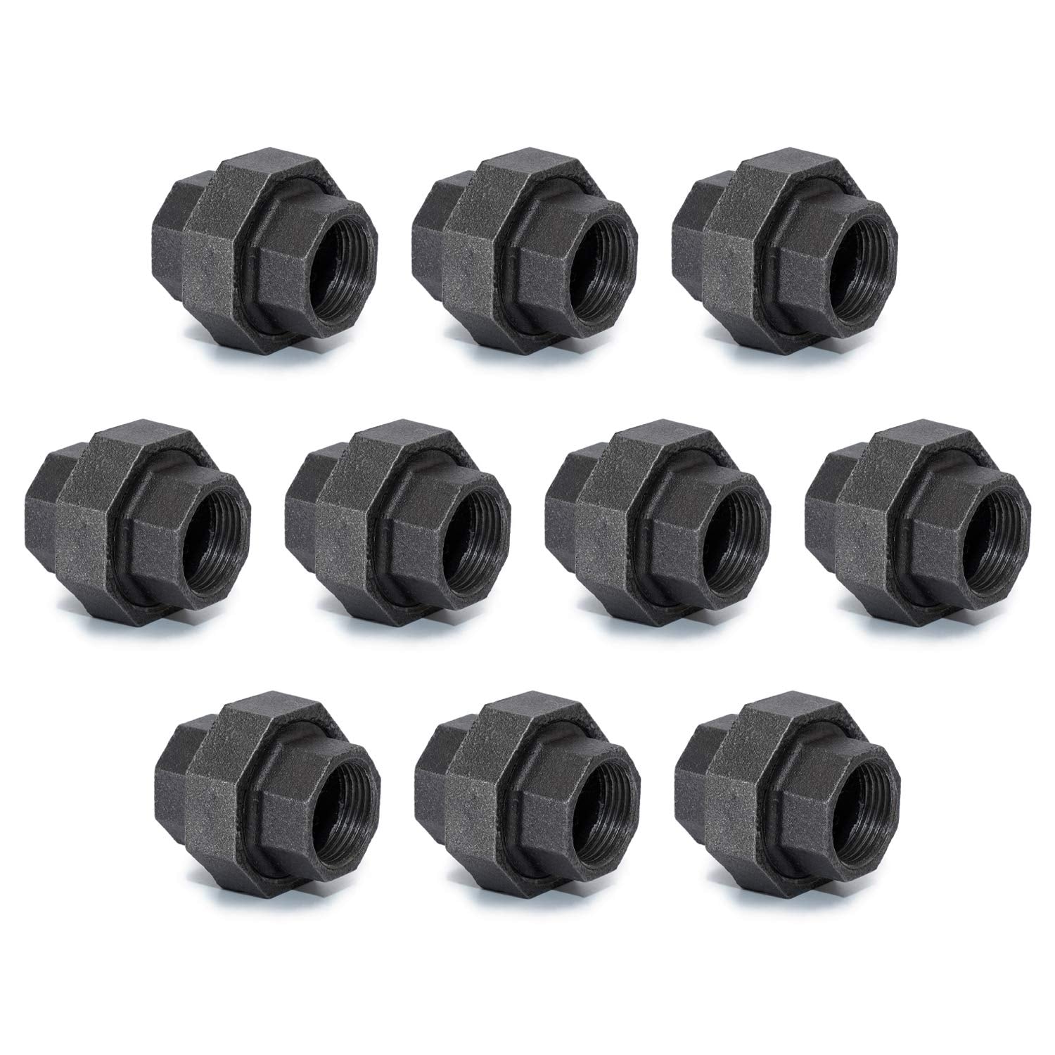 1in Cast Iron Union for Vintage Style DIY Projects and Decor