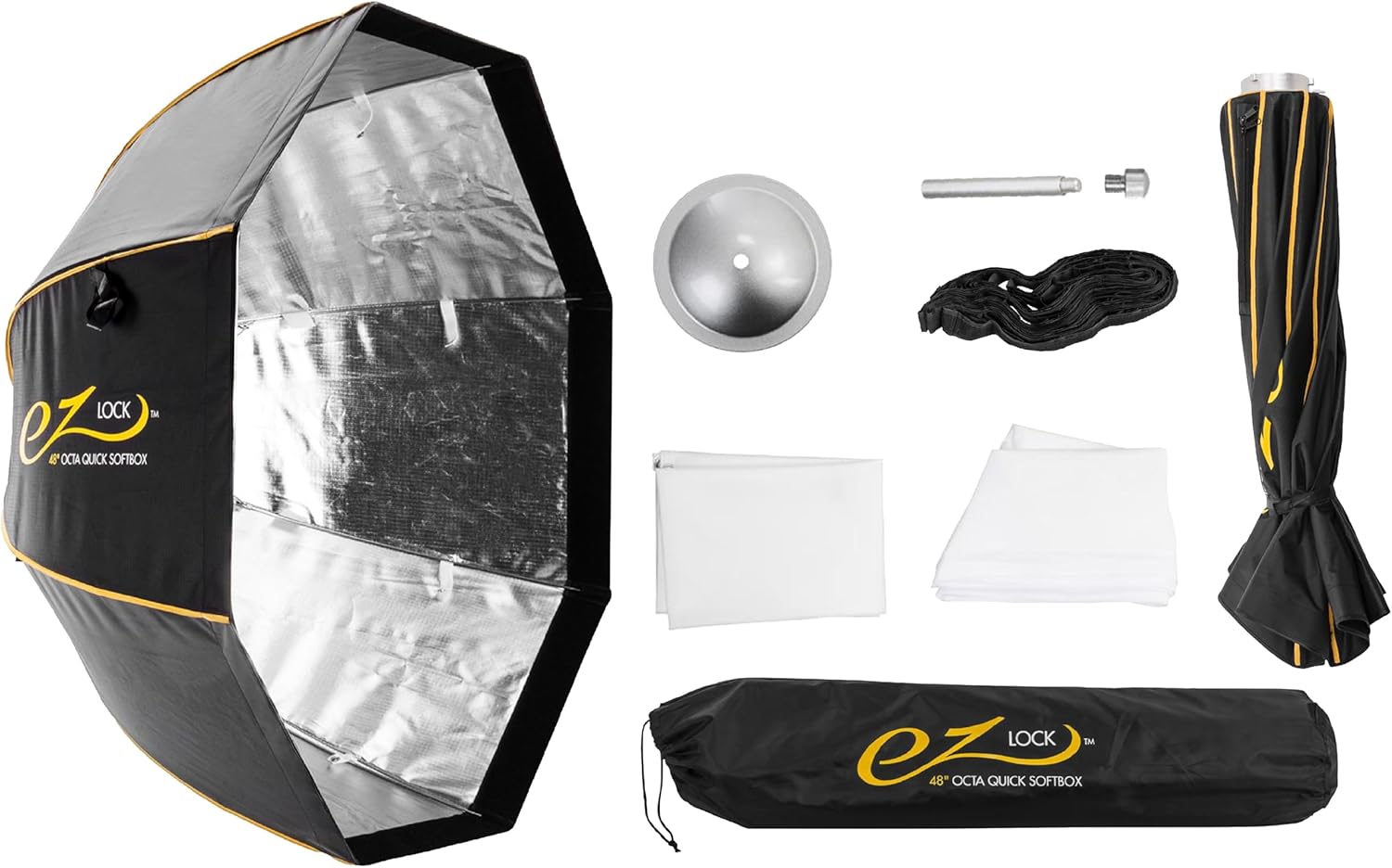 Glow EZ Lock 48in Octa Small Quick Softbox for Photography
