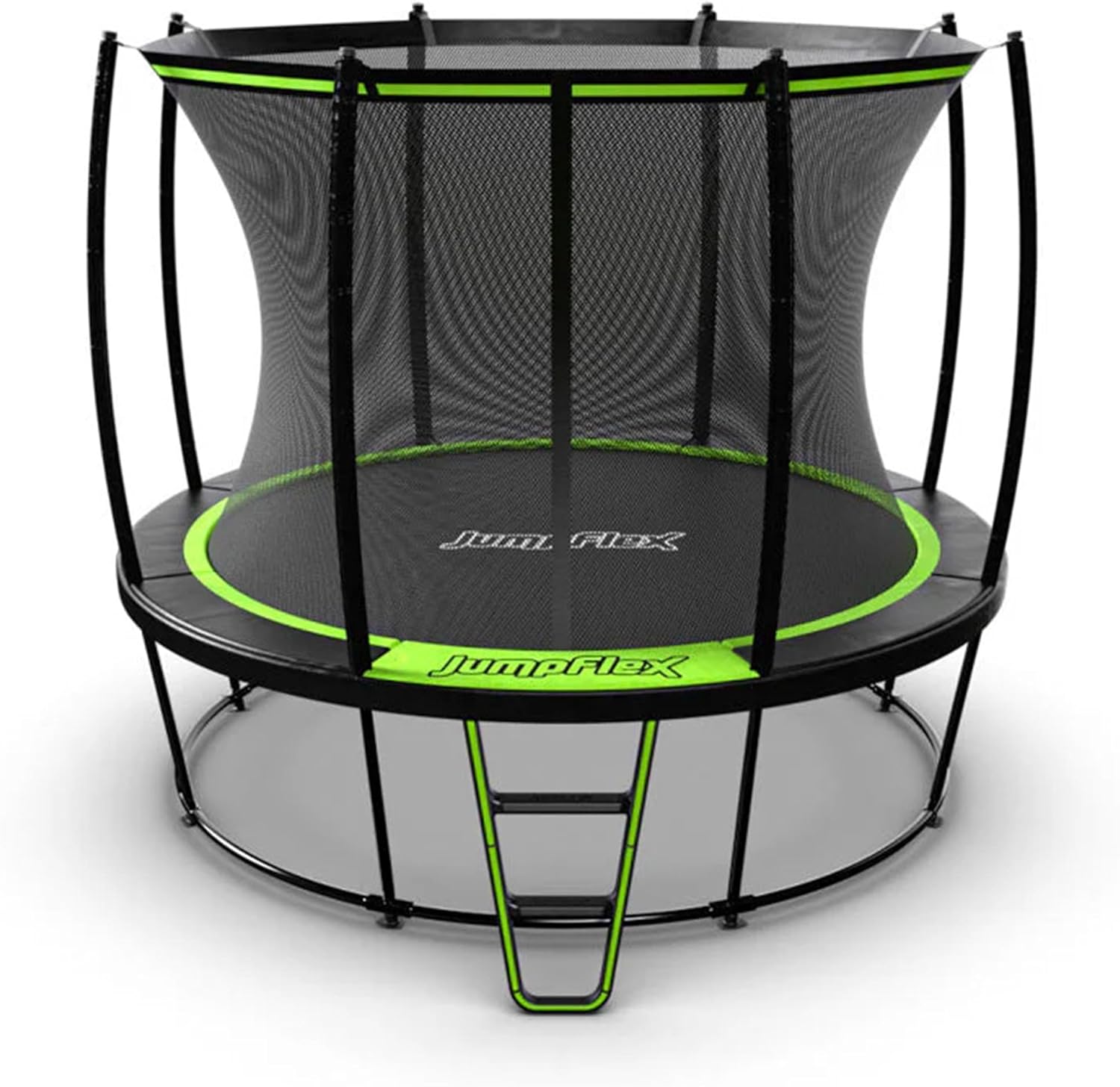 JumpFlex Trampoline with Basketball Hoop for Family Fun