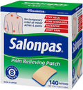 Salonpas Pain Relieving Patch 140 Patches (2 Pack) - Up to 12 Hour