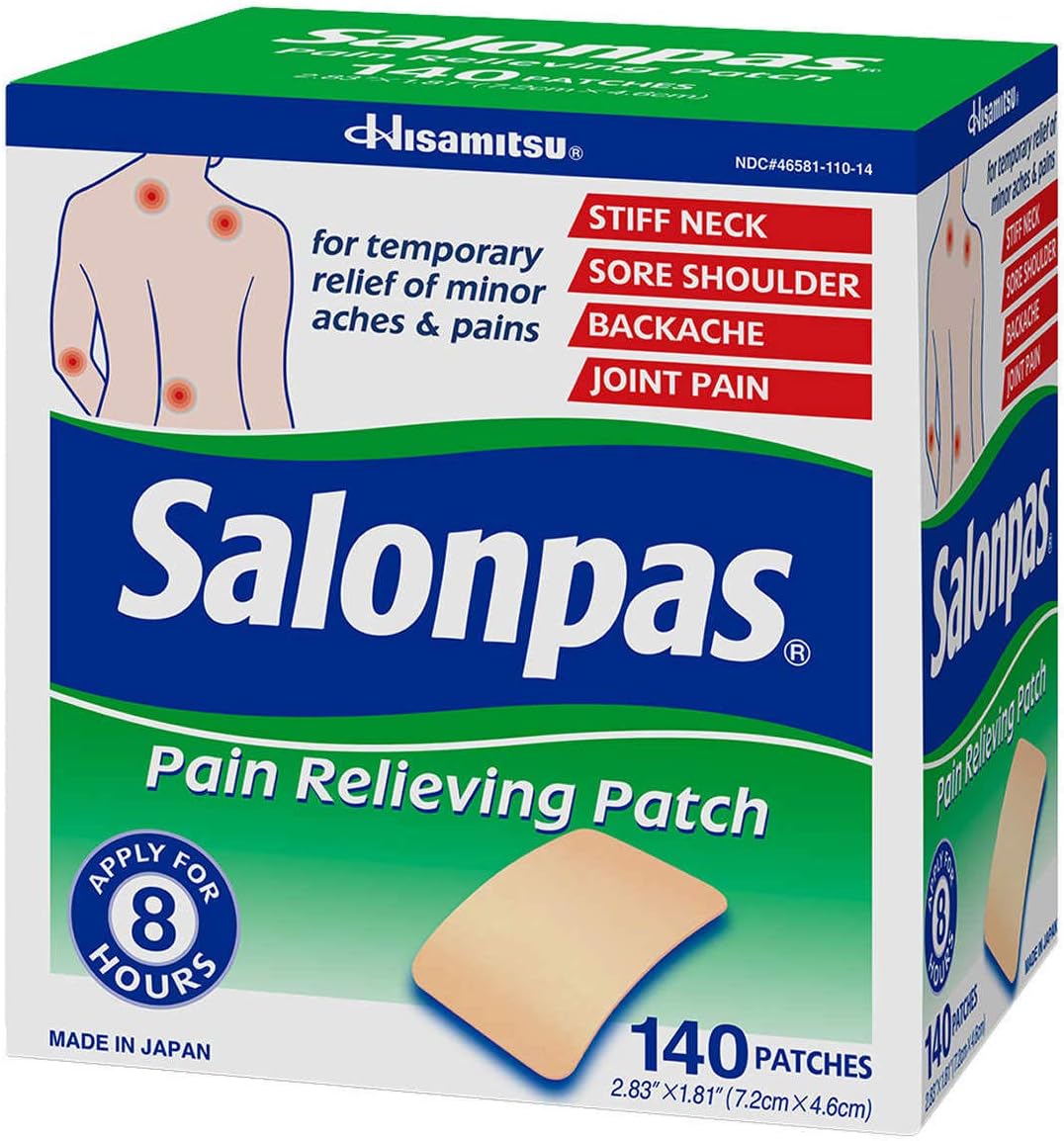 Salonpas Pain Relieving Patch for Long-Lasting Relief and Comfort
