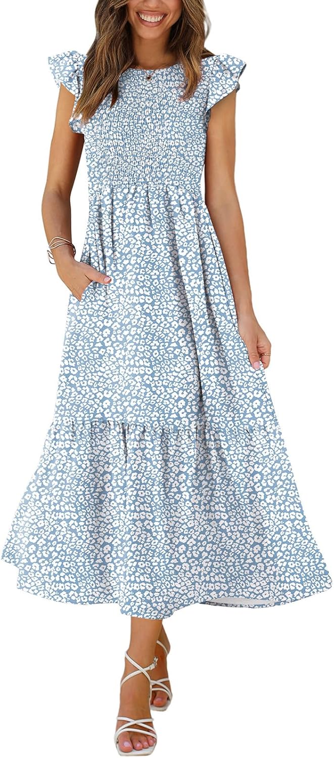 OFEEFAN Women's Casual Maxi Dresses with Pockets for Every Occasion