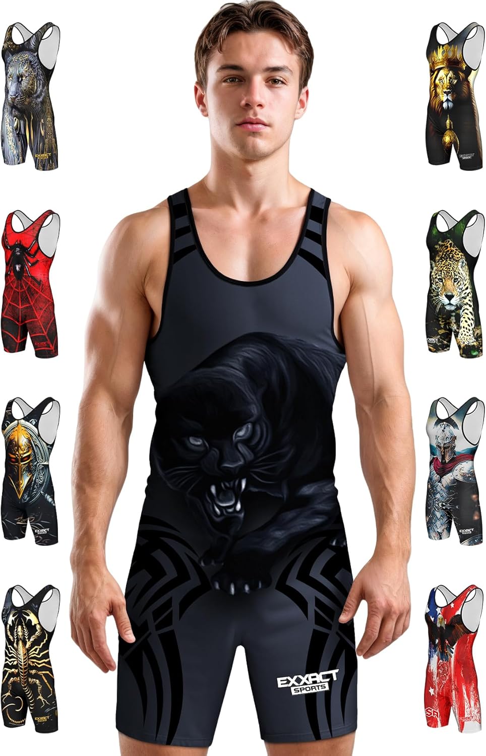 Exxact Sports Wrestling Singlet for Men & Boys - Premium Gear