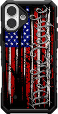 Tattered US Flag iPhone 16 Plus Case - Limited Edition UAG MagSafe