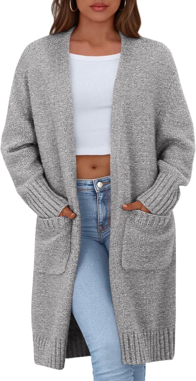PRETTYGARDEN Fall Long Sleeve Cardigan Sweaters for Women