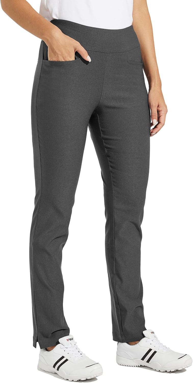 Willit Women's Golf Pants with 3 Pockets for Comfort and Style