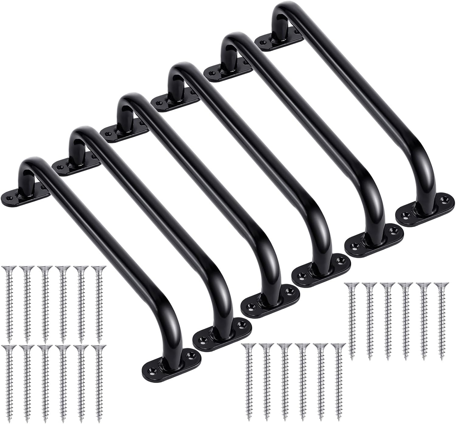 Zonon 6 Pcs Safety Playground Handles for Swing Set Accessories