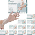 Vinyl Exam Gloves 7 mil Thick - Disposable Powder Free Protection