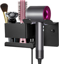 Hair Dryer Holder Wall Mounted Blow Dryer Organizer - Compact Storage