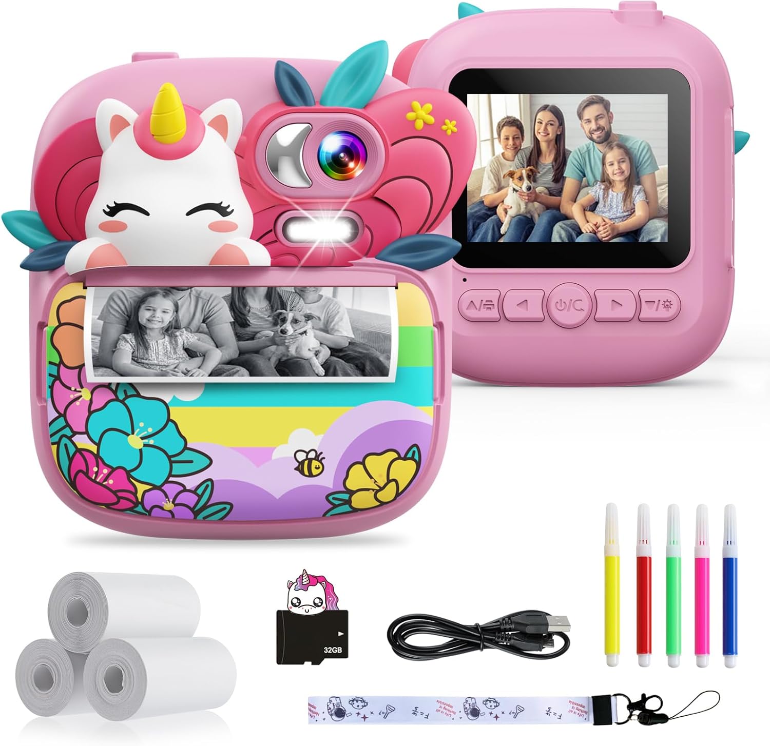 TIATUA Kids Instant Print Camera - Capture Memories Instantly