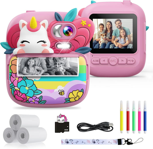 TIATUA Kids Instant Print Camera - Capture Memories Instantly