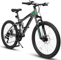 All-Terrain Dual Suspension Mountain Bike with Disc Brakes 24ft27.5ft