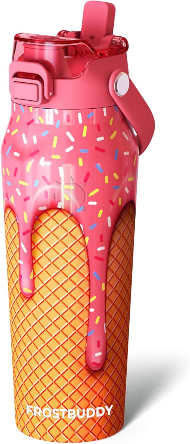 Frost Buddy 24oz Insulated Water Bottle for All-Day Hydration
