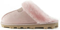 CLPP'LI Womens Slip on Faux Fur Warm Winter Mules - Cozy Indoor