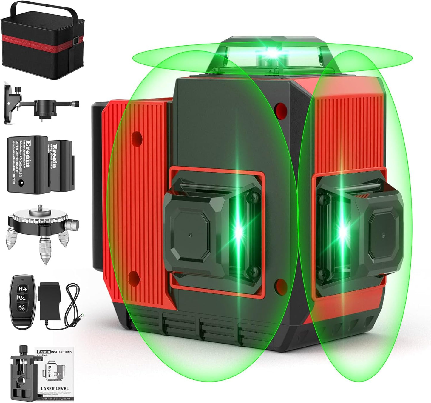 12 Lines Laser Level 3x360 for Construction and Picture Hanging