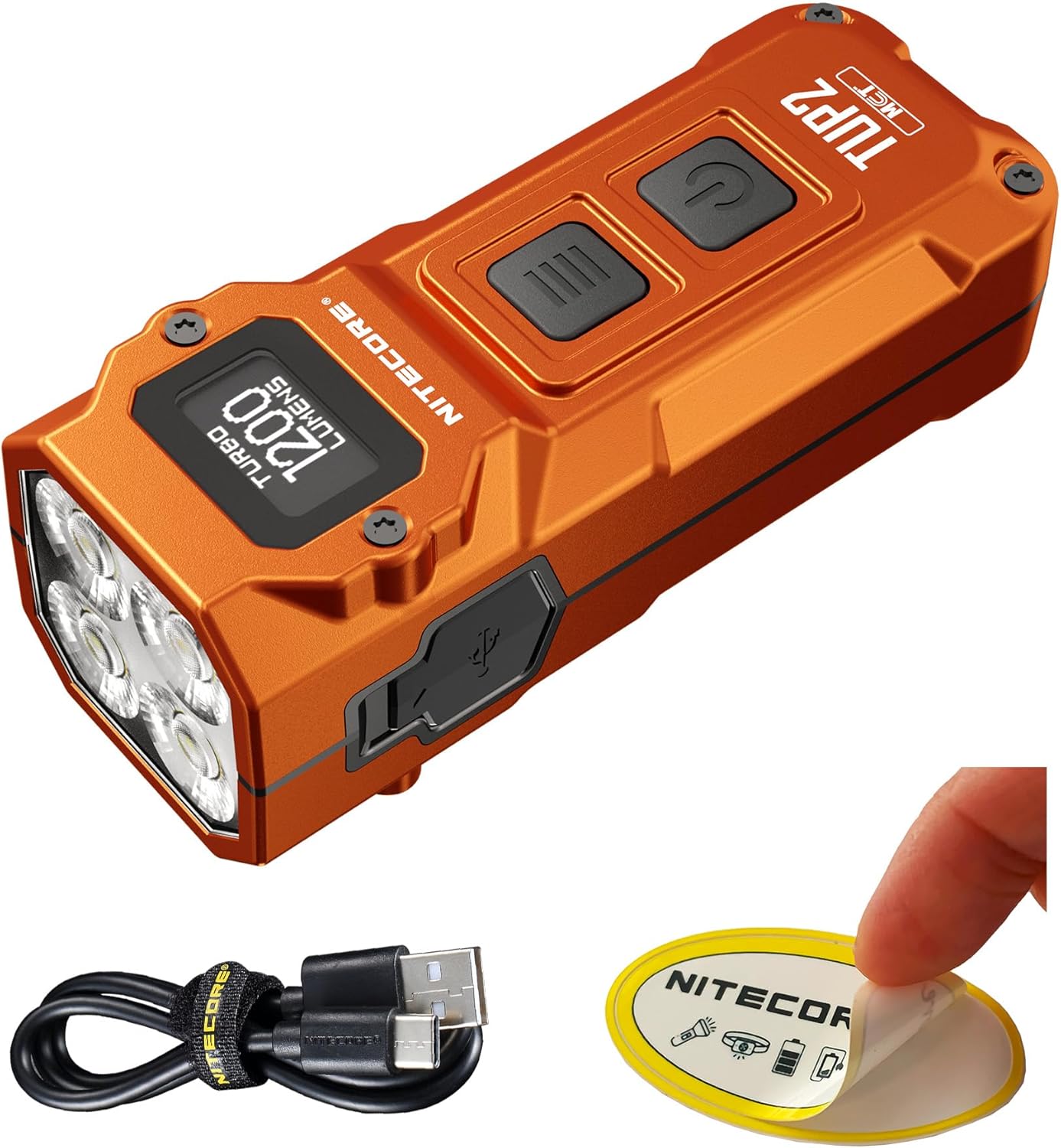 Nitecore TUP2 Keychain Flashlight: 1200 Lumens EDC Light